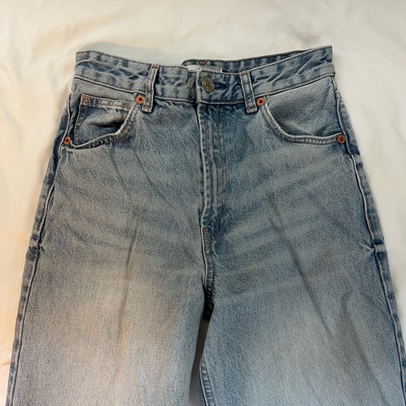 Zara Full Length Wide Leg Jeans - Picture 5 of 10